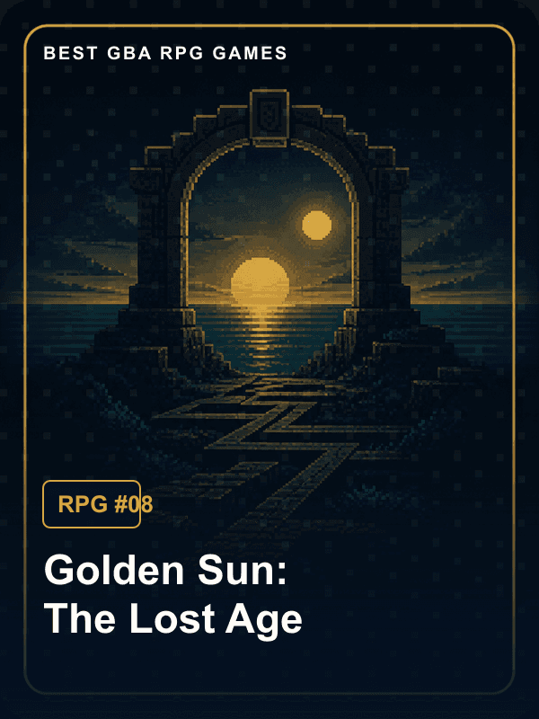 Original editorial title card for Golden Sun The Lost Age