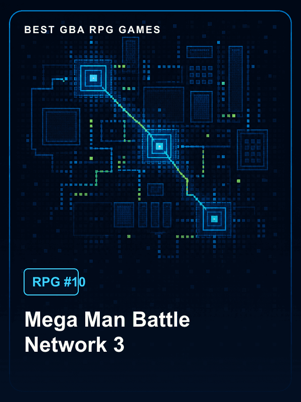 Original editorial title card for Mega Man Battle Network 3